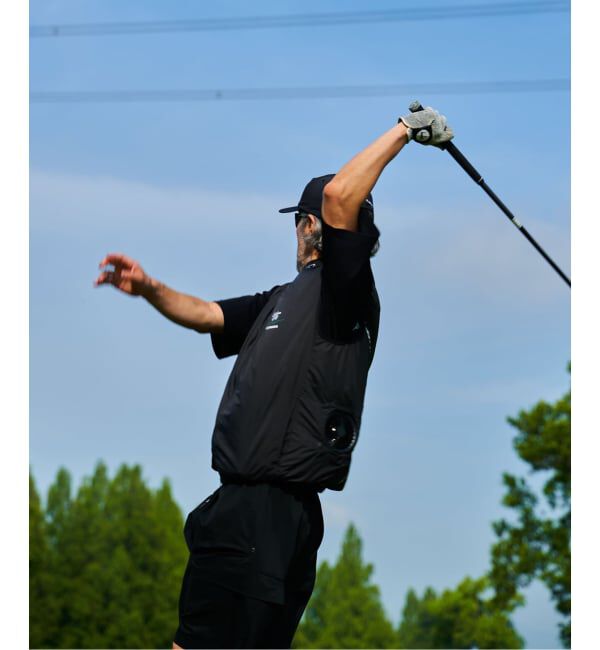 EDIFICE「《受注生産予約》TANGRAM &times; EDIFICE GOLF（タングラム）FAN VEST」|ダウンベスト・ベスト|