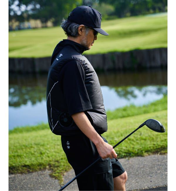 EDIFICE「《受注生産予約》TANGRAM &times; EDIFICE GOLF（タングラム）FAN VEST」|ダウンベスト・ベスト|