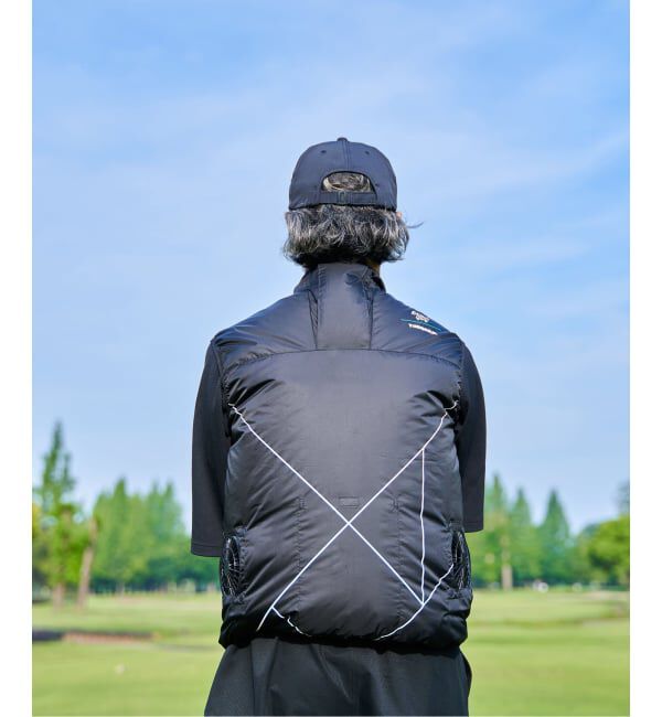 EDIFICE「《受注生産予約》TANGRAM &times; EDIFICE GOLF（タングラム）FAN VEST」|ダウンベスト・ベスト|