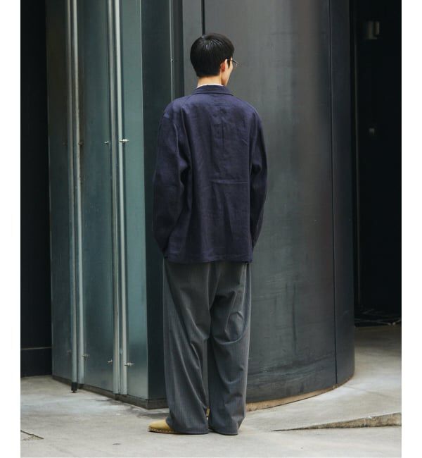 JOURNAL STANDARD「TR ストライプ オーバー パンツ」|スラックス|