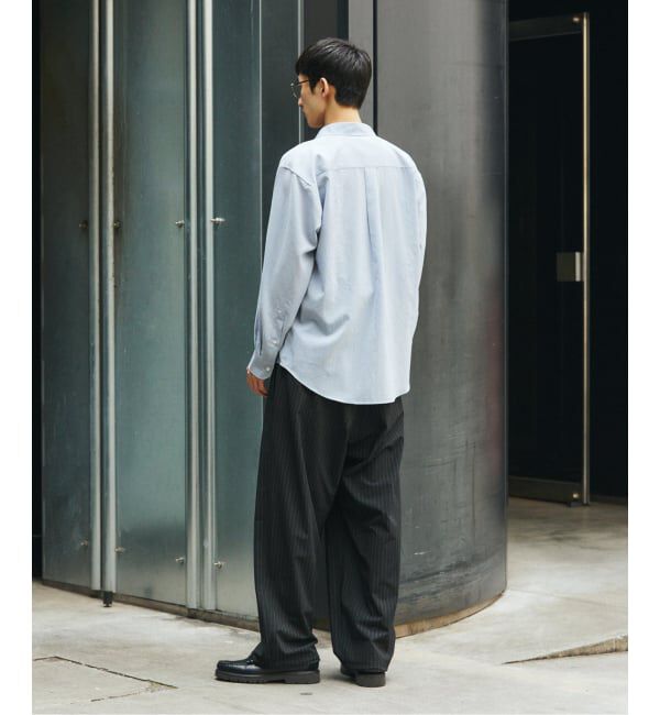 JOURNAL STANDARD「TR ストライプ オーバー パンツ」|スラックス|
