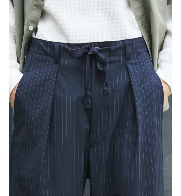 JOURNAL STANDARD「TR ストライプ オーバー パンツ」|スラックス|