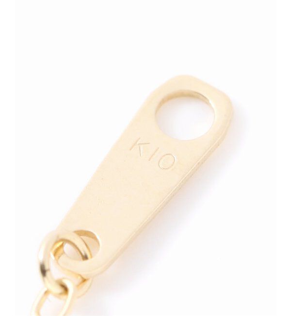 Lilas by Spick&Span「グラデーションパールカーブモチーフブレスレット K10」|ブレスレット・バングル|