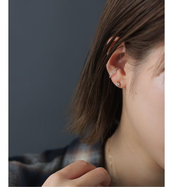 Lilas by Spick&Span「0.18ct六角ダイヤピアス K18（両耳）」|ピアス|
