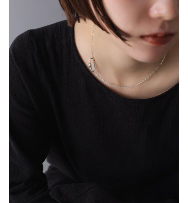 Spick and Span「【SAMH by LILAS】カラビナシースルーチェーンネックレス SV」|ネックレス|