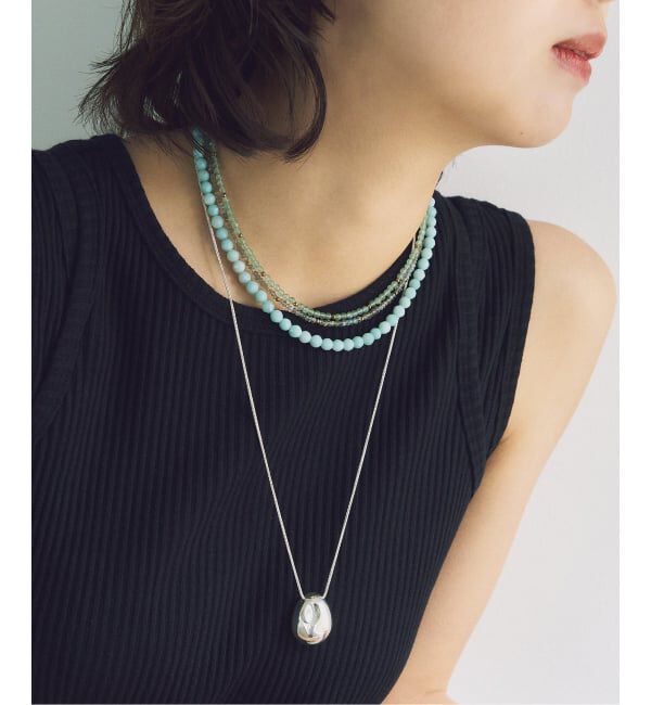 Spick and Span「【SAMH by LILAS】ラブラドライトネックレス SV」|ネックレス|