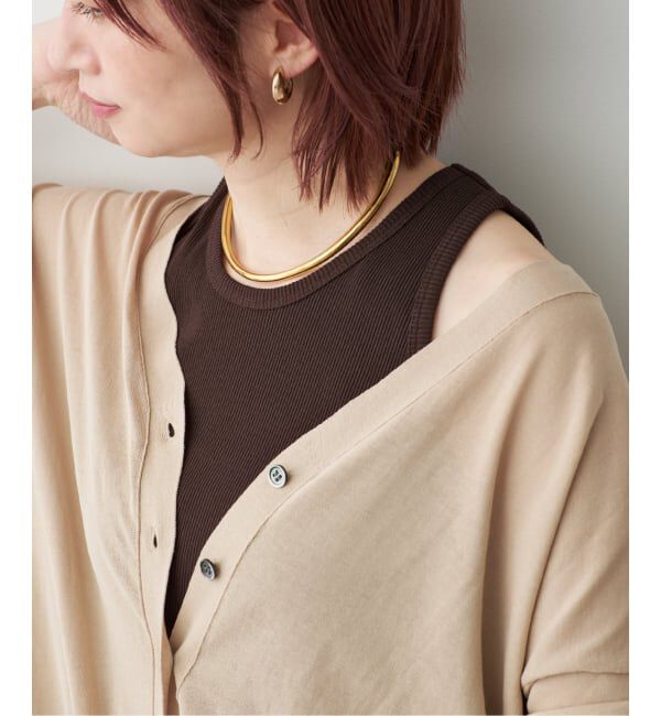 Spick and Span「カップ付きT/Cアメスリタンク」|タンクトップ|
