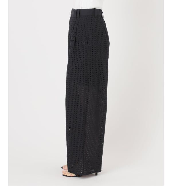 Spick and Span「《セットアップ可》カットワークエンブロイダリー2タックパンツ」|その他|