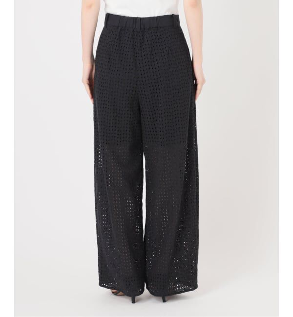 Spick and Span「《セットアップ可》カットワークエンブロイダリー2タックパンツ」|その他|