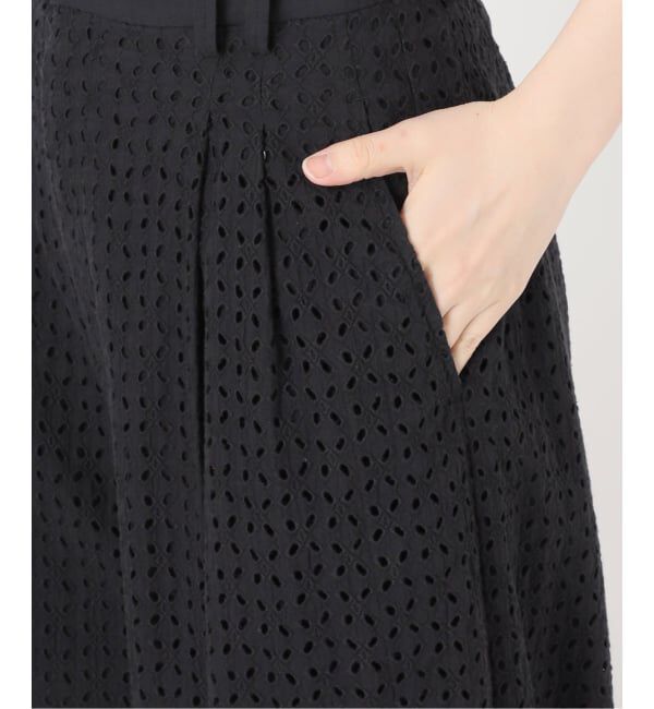 Spick and Span「《セットアップ可》カットワークエンブロイダリー2タックパンツ」|その他|