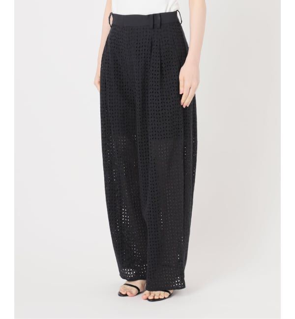Spick and Span「《セットアップ可》カットワークエンブロイダリー2タックパンツ」|その他|