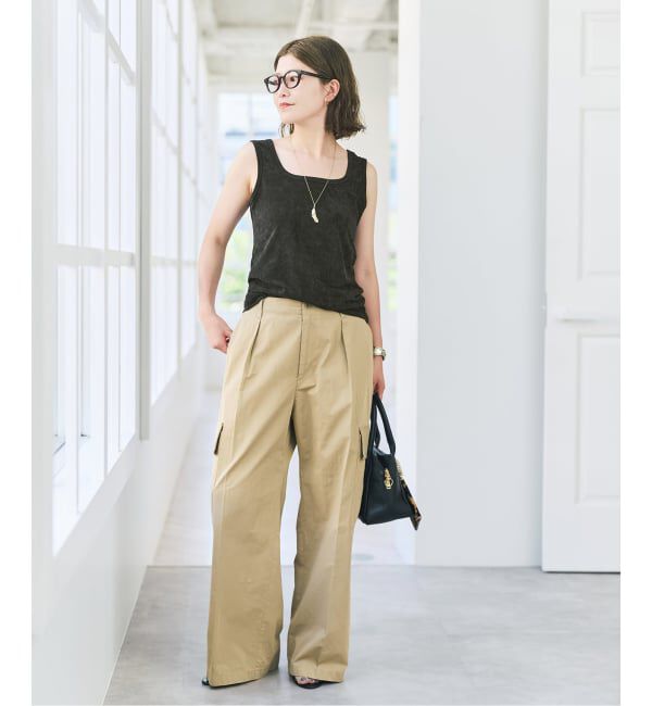 Spick and Span「TAベロアスクエアネックタンクトップ」|タンクトップ|