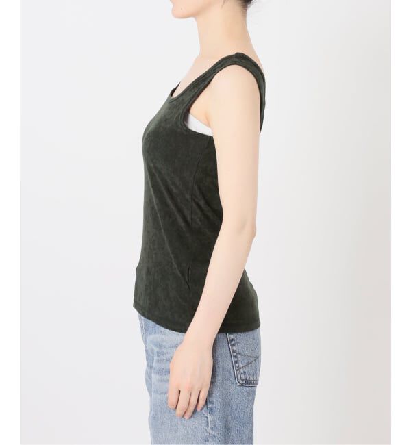 Spick and Span「TAベロアスクエアネックタンクトップ」|タンクトップ|