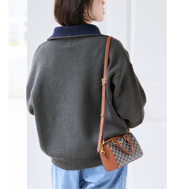 U by SPICK&SPAN「《予約》スウェットライクハーフジップニット」|ニット・セーター|