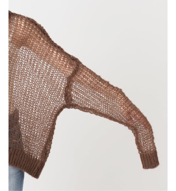 Glyph「《一部店舗+WEB限定》Mohair Sheer Sweater」|ニット・セーター|