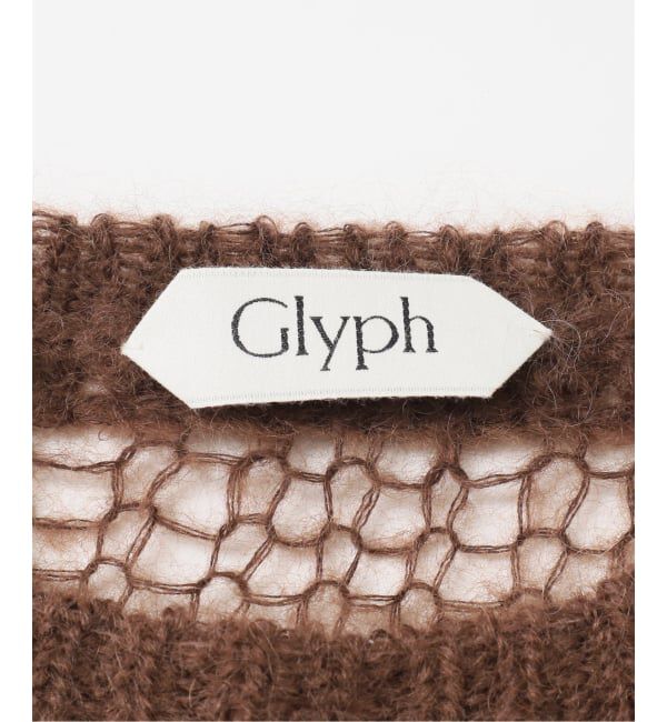 Glyph「《一部店舗+WEB限定》Mohair Sheer Sweater」|ニット・セーター|