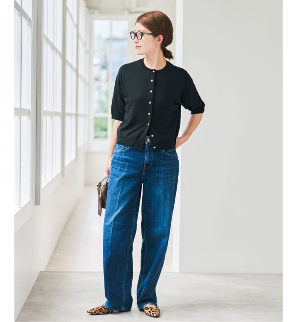 Spick and Span「《WEB限定 / 追加》ショートスリーブカーディガン」|カーディガン|