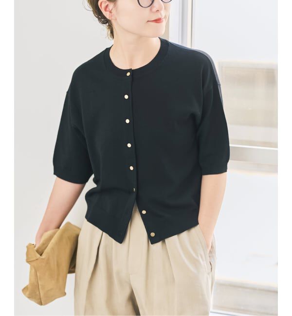 Spick and Span「《WEB限定 / 追加》ショートスリーブカーディガン」|カーディガン|