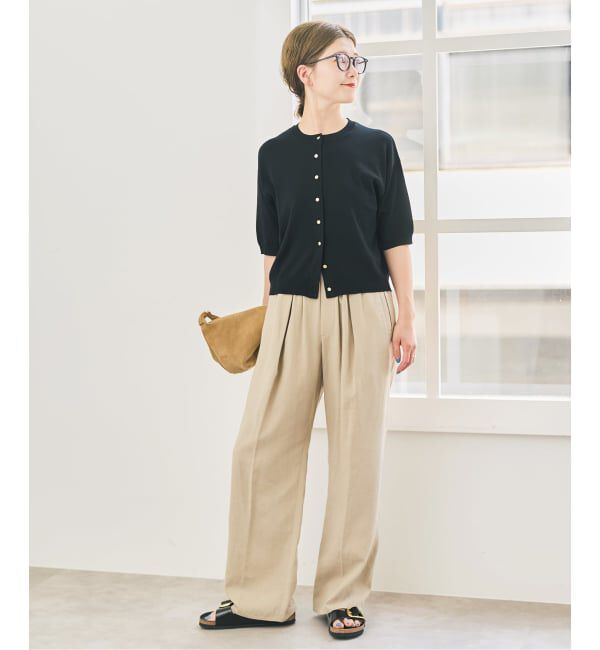 Spick and Span「《WEB限定 / 追加》ショートスリーブカーディガン」|カーディガン|