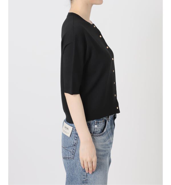 Spick and Span「《WEB限定 / 追加》ショートスリーブカーディガン」|カーディガン|