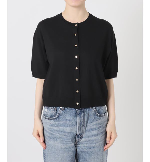 Spick and Span「《WEB限定 / 追加》ショートスリーブカーディガン」|カーディガン|