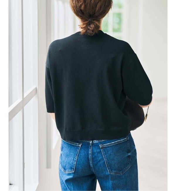 Spick and Span「《WEB限定 / 追加》ショートスリーブカーディガン」|カーディガン|