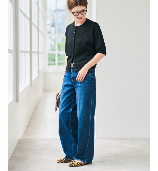 Spick and Span「《WEB限定 / 追加》ショートスリーブカーディガン」|カーディガン|