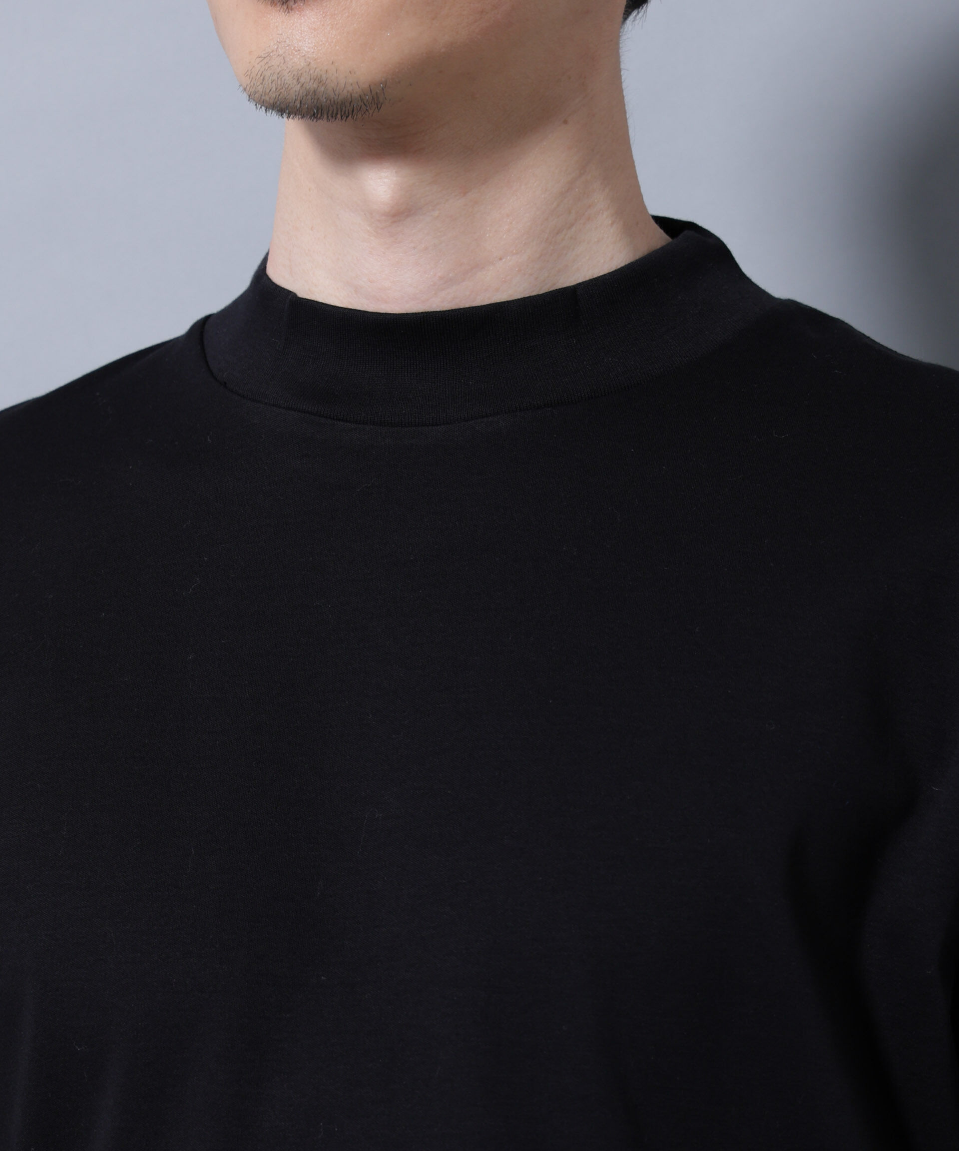nano･universe「アンチスメルモックネックTシャツ 長袖」|Tシャツ・カットソー|