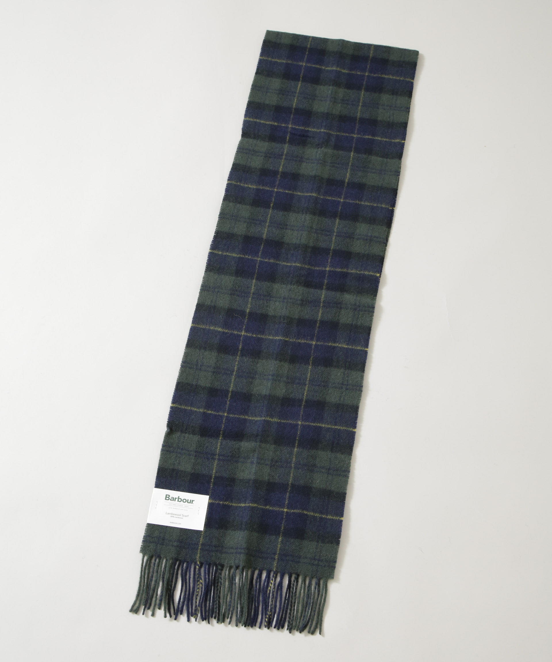 nano･universe「Barbour/BARBOUR TARTAN LAMBSWOOL SCARF」|マフラー|