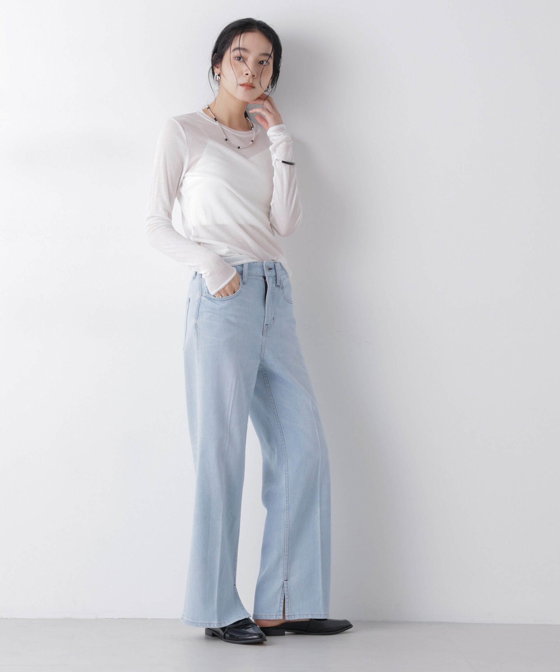 NANO universe「Healthy DENIM/別注 Brownie」|チノ|