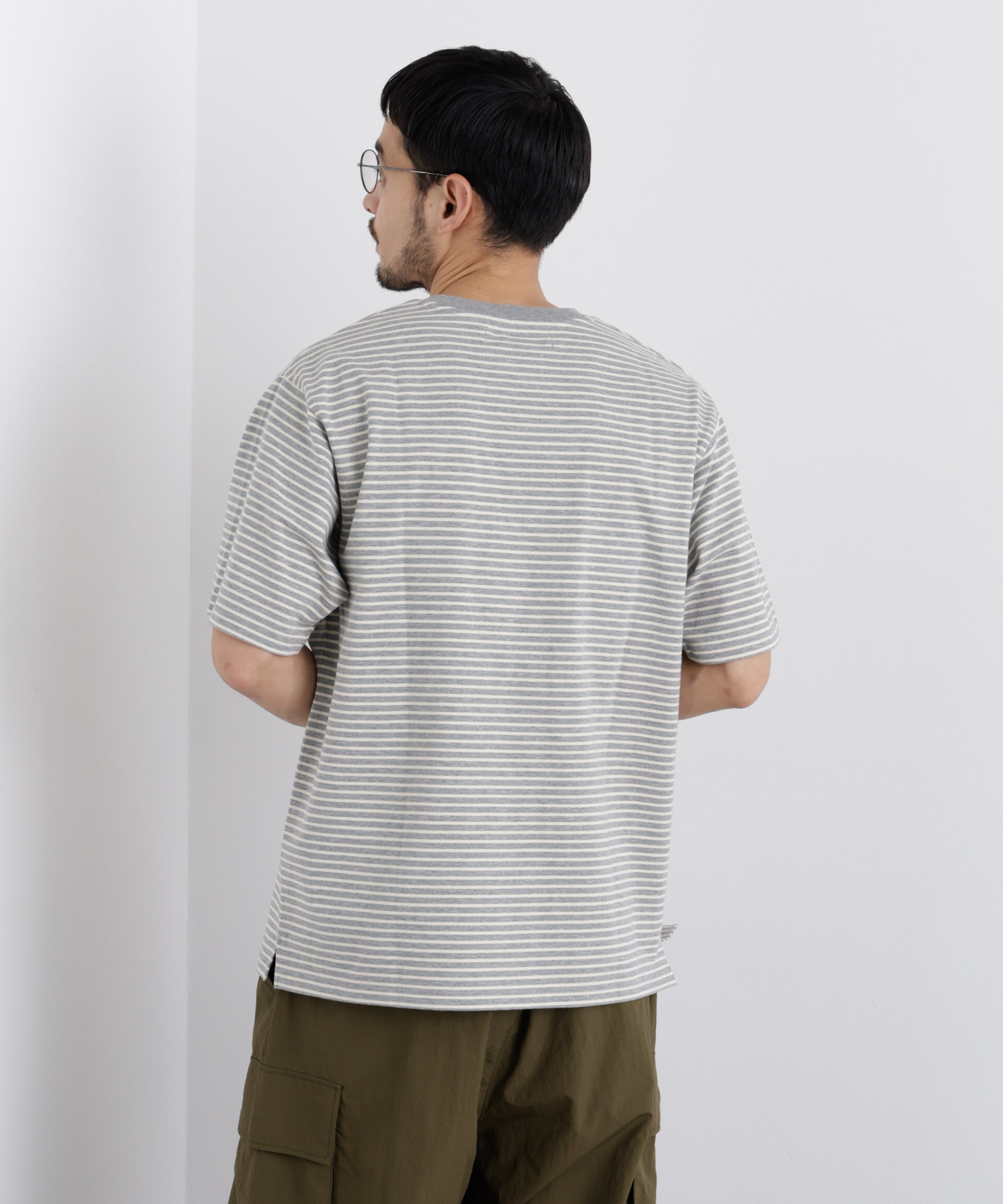 NANO universe「ボーダーTシャツ 半袖」|Tシャツ・カットソー|