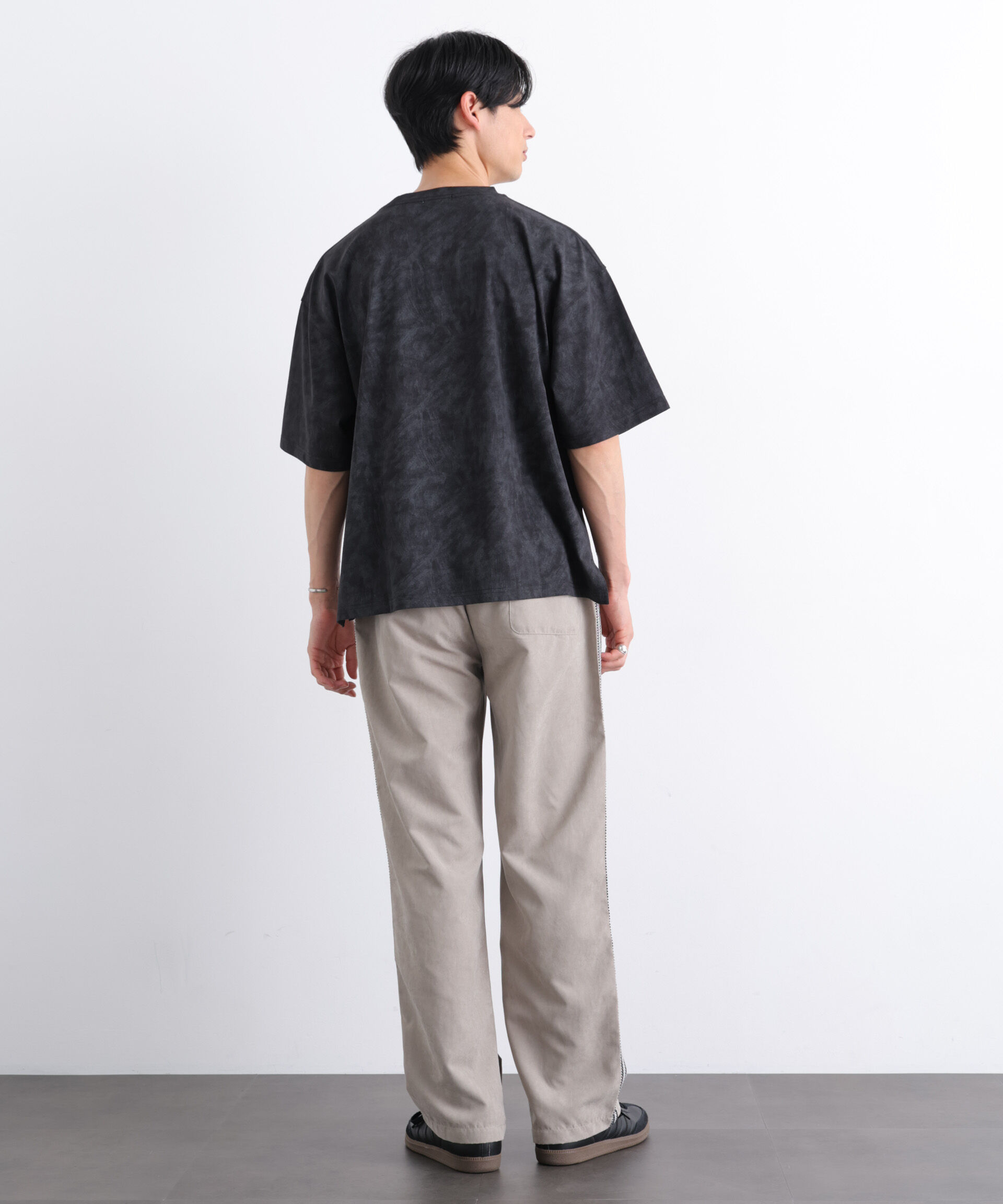 NANO universe「NORMANBROS/NORMANBROS別注 プレーティングフェードTシャツ半袖」|Tシャツ・カットソー|