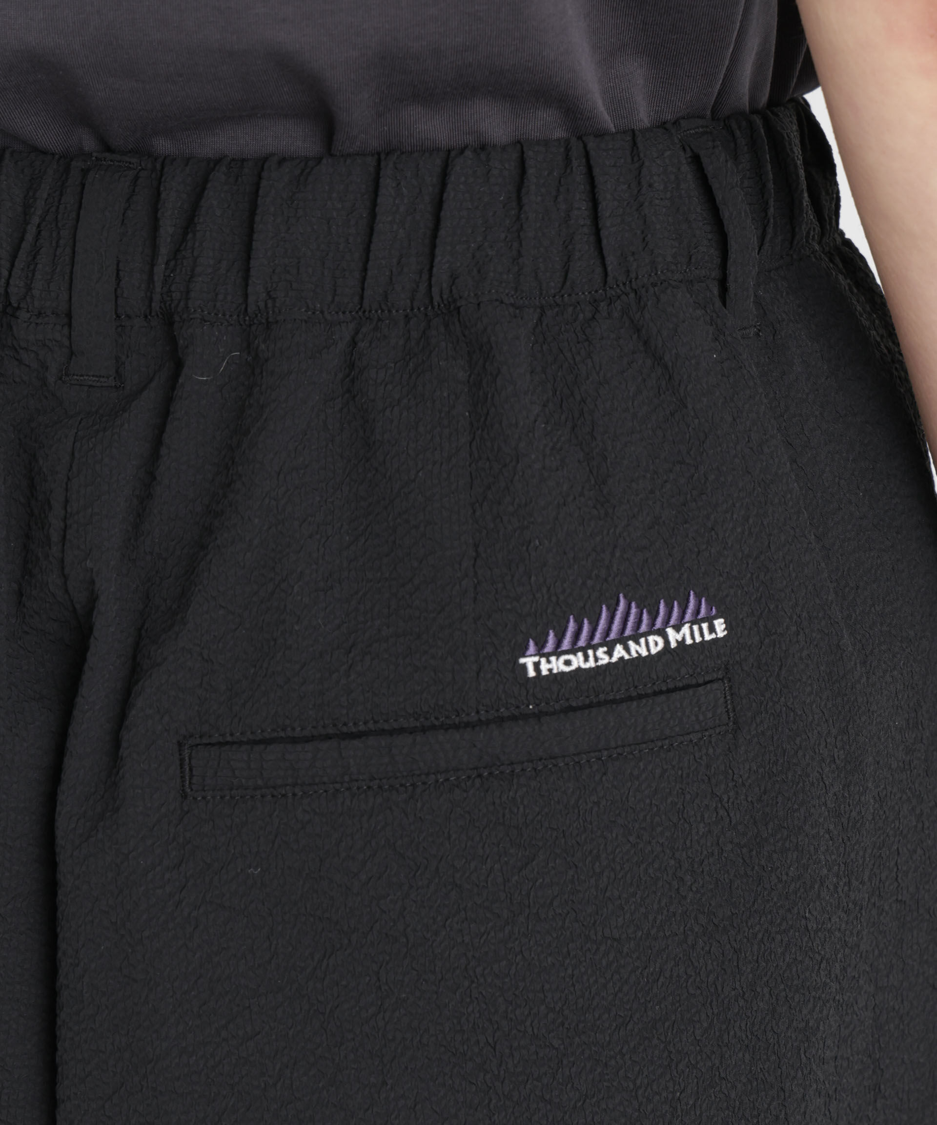 nano･universe「THOUSAND MILE/SEERSUCKER WIDE PANTS(セットアップ可)」|チノ|