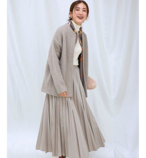 23区「【見上愛さん着用/CanCam11月号掲載】パウダリータイプライター プリーツ スカート」|スカート|