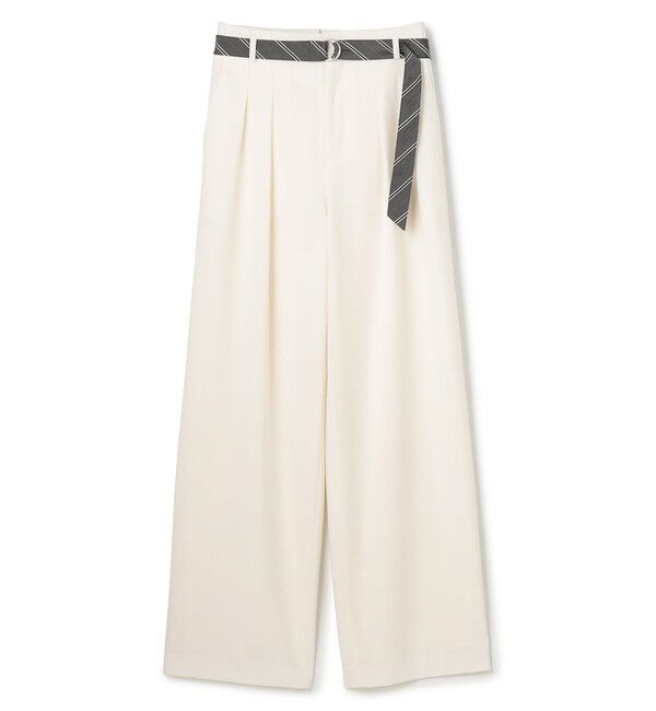 BEIGE,「ZEPHYR / ベルト付き 2タックワイドパンツ」|その他|