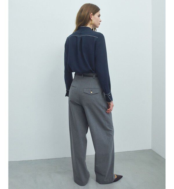 BEIGE,「ZEPHYR / ベルト付き 2タックワイドパンツ」|その他|