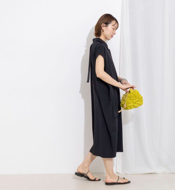 NOLLEY'S「ウォッシャブル襟付きコクーンワンピース」|ワンピース|