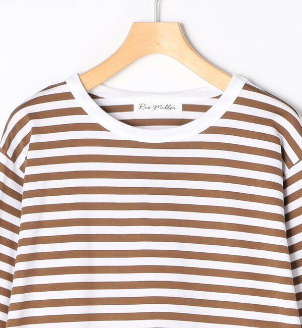 Rie Miller「ウォッシャブルロングスリーブＴシャツGIZA COTTON」|Tシャツ・カットソー|