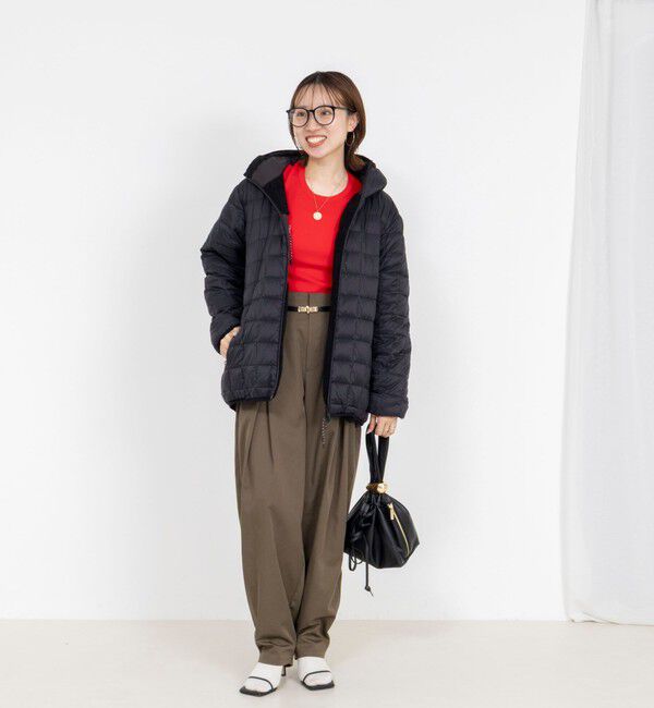 NOLLEY'S「【WEB＆一部店舗限定色アイテム】【TAION/タイオン】ボア&times;ダウンフーミドル丈ダウン(リバーシブル)」|ダウン|
