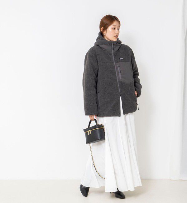 NOLLEY'S「【WEB＆一部店舗限定色アイテム】【TAION/タイオン】ボア&times;ダウンフーミドル丈ダウン(リバーシブル)」|ダウン|