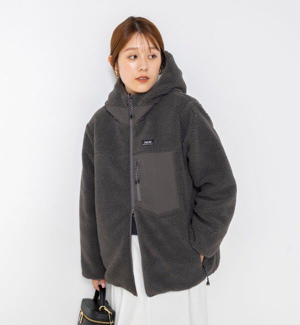 NOLLEY'S「【WEB＆一部店舗限定色アイテム】【TAION/タイオン】ボア&times;ダウンフーミドル丈ダウン(リバーシブル)」|ダウン|