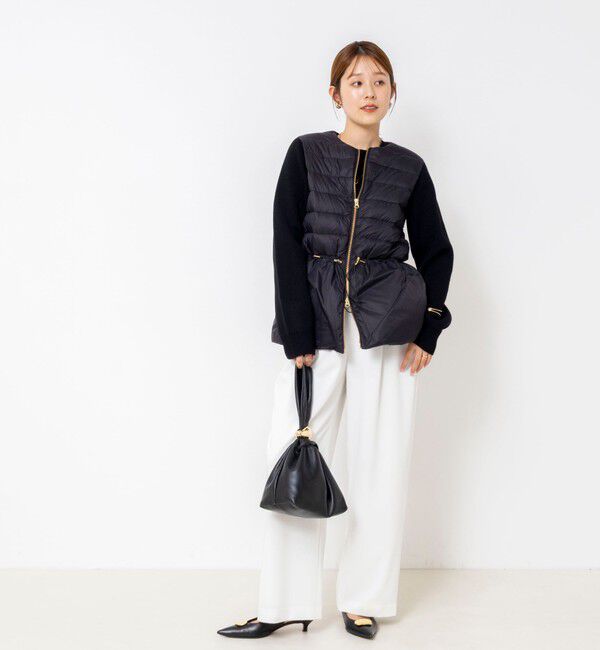 NOLLEY'S「【WEB＆一部店舗限定色アイテム】【TAION/タイオン】ニットコンビダウンジャケット」|ダウン|