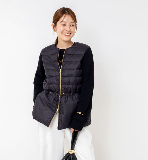 NOLLEY'S「【WEB＆一部店舗限定色アイテム】【TAION/タイオン】ニットコンビダウンジャケット」|ダウン|