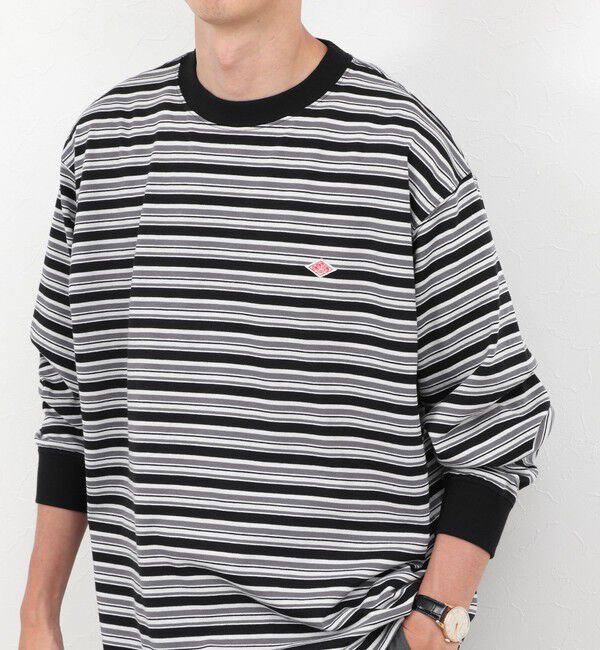 NOLLEY'S goodman「【DANTON/ダントン】長袖Tシャツ LONG SLEEVE T-SHIRT（DT-C0200）」|Tシャツ・カットソー|ブラック・グレー系3