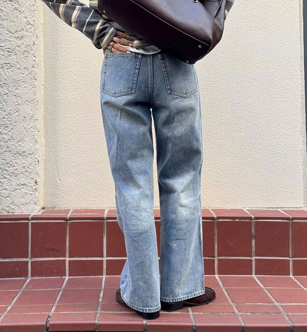 fredy emue「【待望の新色＆サイズ展開追加／@sora_522m企画】BASIC STRAIGHT DENIM」|デニム|