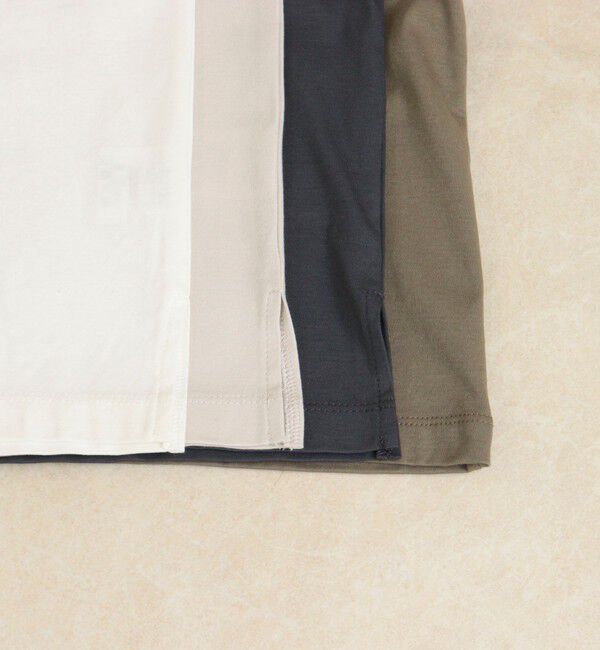 fredy emue「シルケットスムースフレンチTシャツ」|Tシャツ・カットソー|