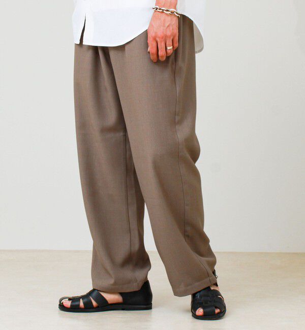 GLOSTER「【COOLMAX/セットアップ対応】エバレットメッシュイージーパンツ」|チノ|
