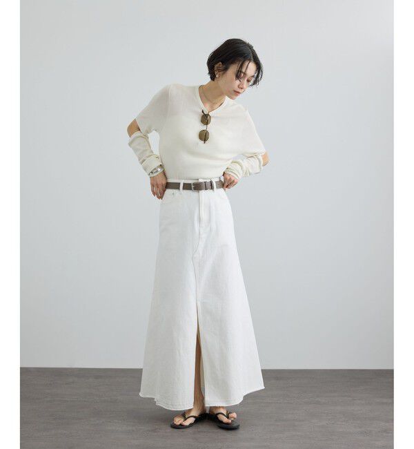 SALON adam et rope'「LOTUS アームカバーTシャツ」|Tシャツ・カットソー|