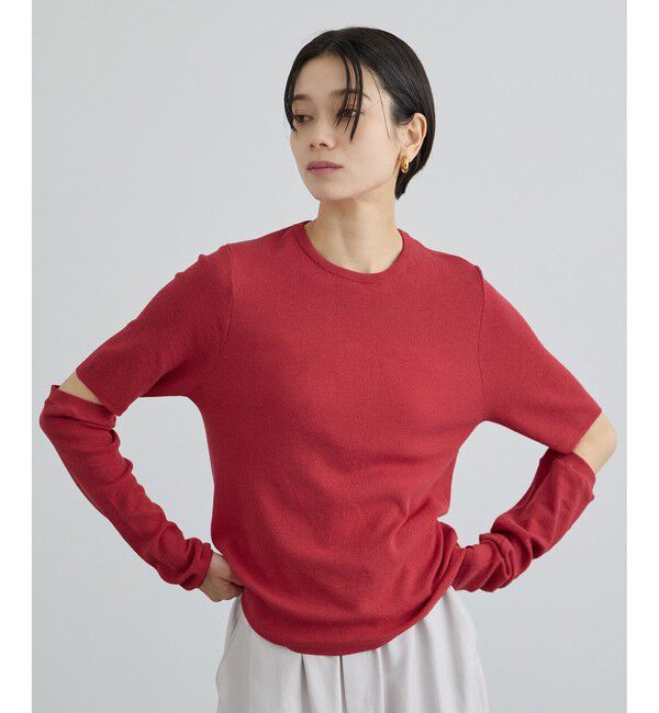 SALON adam et rope'「LOTUS アームカバーTシャツ」|Tシャツ・カットソー|