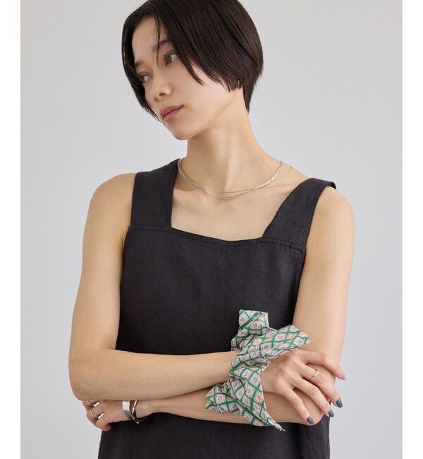 SALON adam et rope'「リバティシュシュ LARGE」|ヘアゴム・シュシュ|